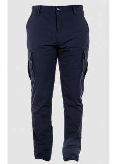 PANTALONE ESTIVO IN TESSUTO ELASTICIZZATO, CON TASCONI LATERALI