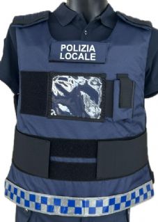 GIUBBOTTO ANTI PROIETTILE MODELLO POLIZIA LOCALE REGIONE PIEMONTE NIJ STD 0101.03/06 ( dalla tg. S alla XL )