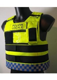 GIUBBOTTO ANTI PROIETTILE MODELLO POLIZIA LOCALE NIJ STD 0101.03 /04 IIIA (taglie extra large))