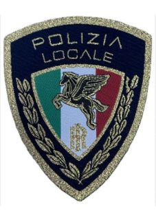 SCUDETTO PEGASO POLIZIA LOCALE RICAMATO