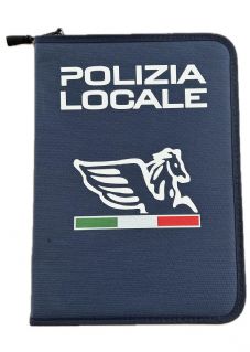 PORTA DOCUMENTI PORTABLOCCO A4 POLIZIA LOCALE PEGASO