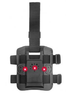 8K13 - PIATTAFORMA COSCIALE COMPATTA PER FONDINE IN POLIMERO VEGA  HOLSTER - NERO-