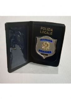 PORTAFOGLIO VERTICALE CON PORTA PLACCA (placca esclusa)